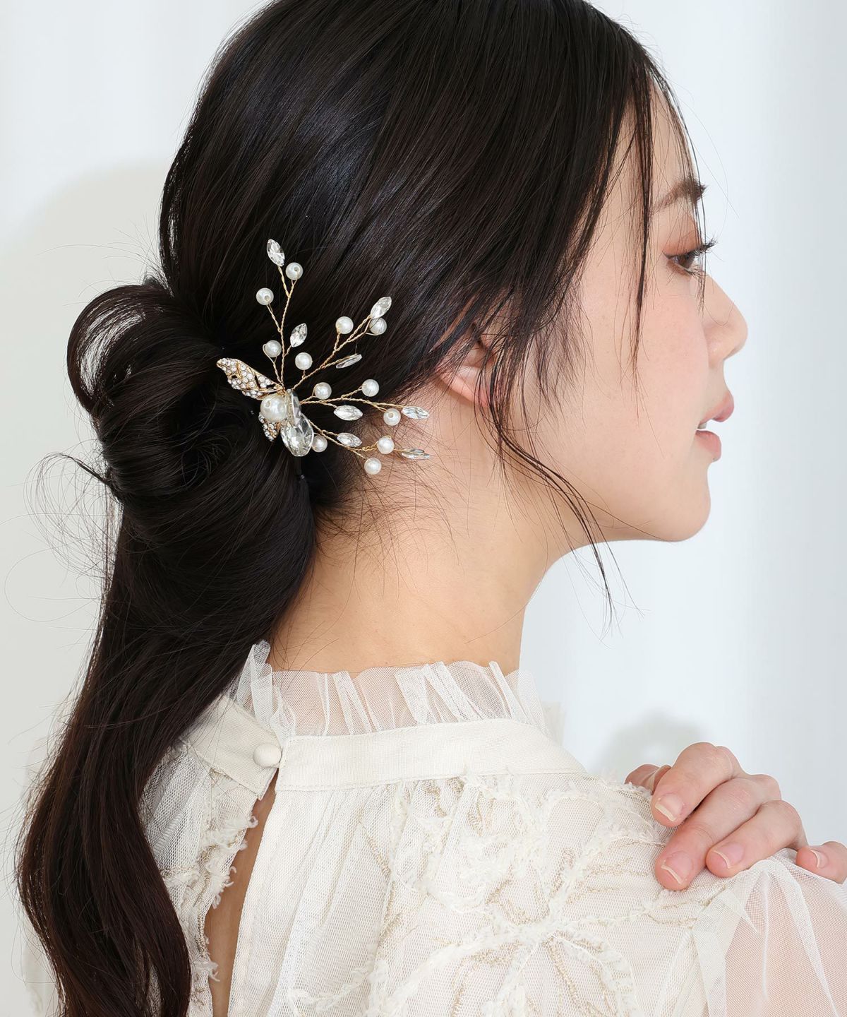 フラワービジューヘアアクセサリー