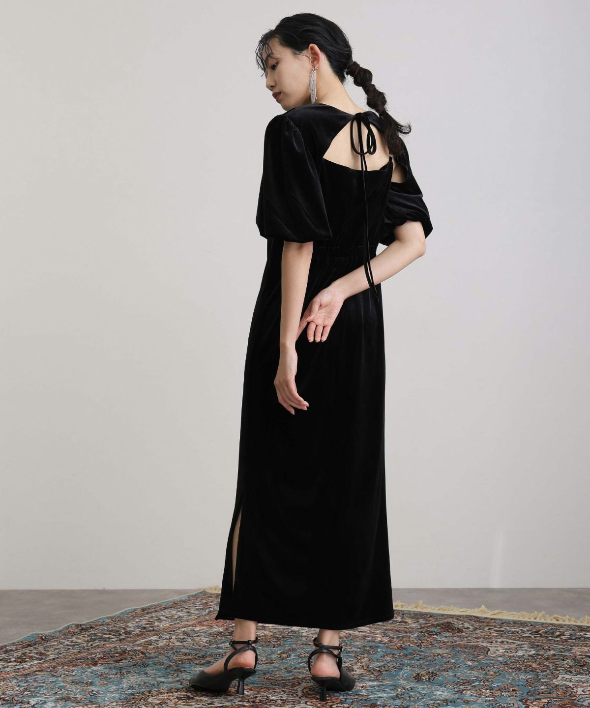 ボレロ＆ワンピース2点セットベロアドレス | PourVous（プールヴー