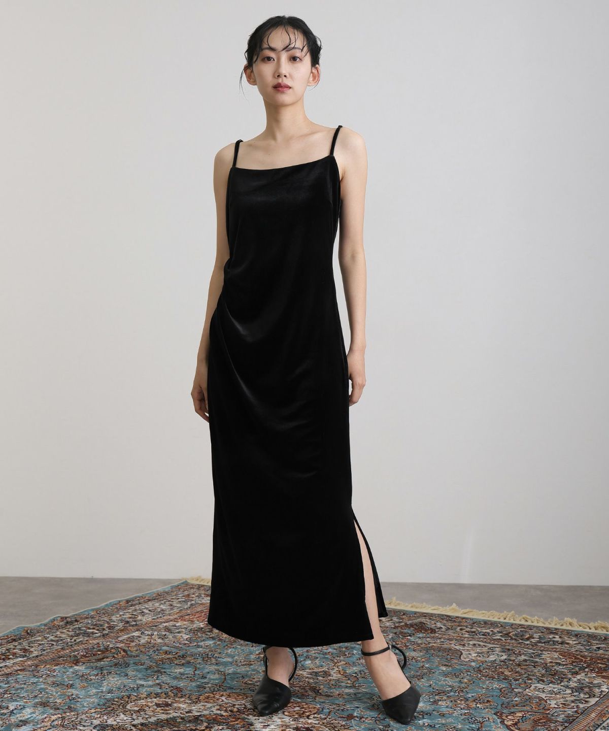 ボレロ＆ワンピース2点セットベロアドレス | PourVous（プールヴー