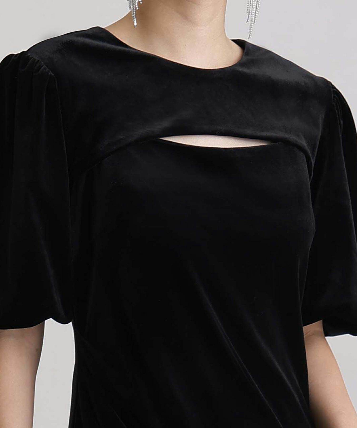 ボレロ＆ワンピース2点セットベロアドレス | PourVous（プールヴー