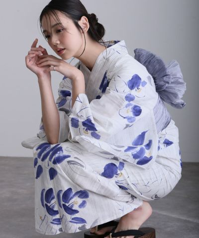 浴衣2点セット（ゆかた・兵児帯）