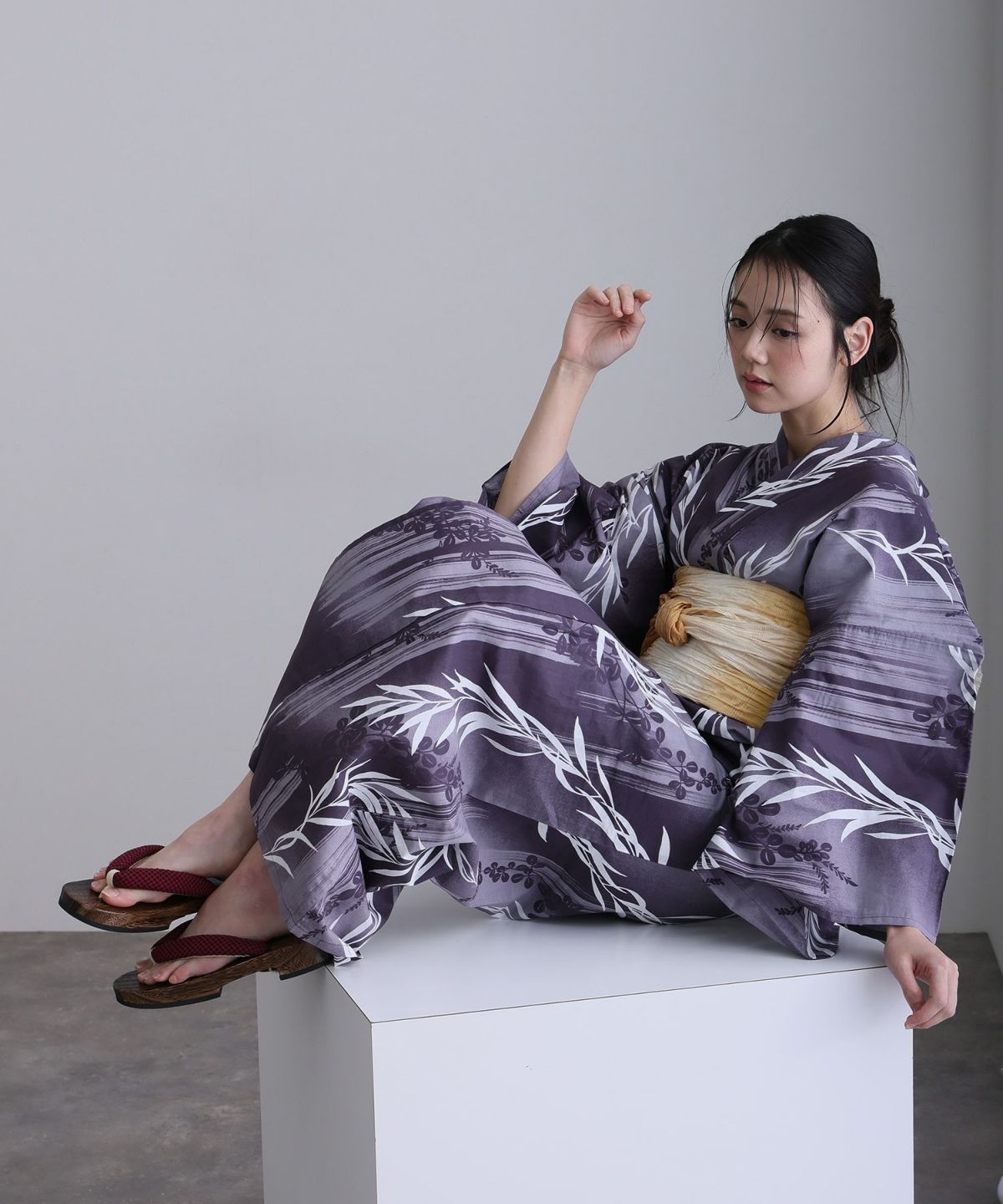 浴衣2点セット（ゆかた・兵児帯）