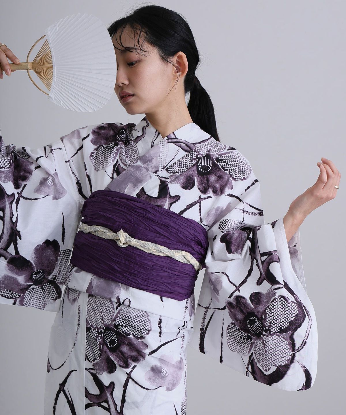 浴衣2点セット（ゆかた・兵児帯）