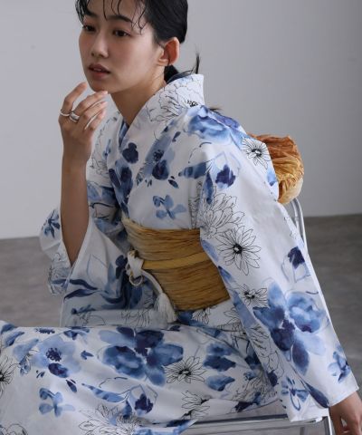 浴衣2点セット（ゆかた・兵児帯）