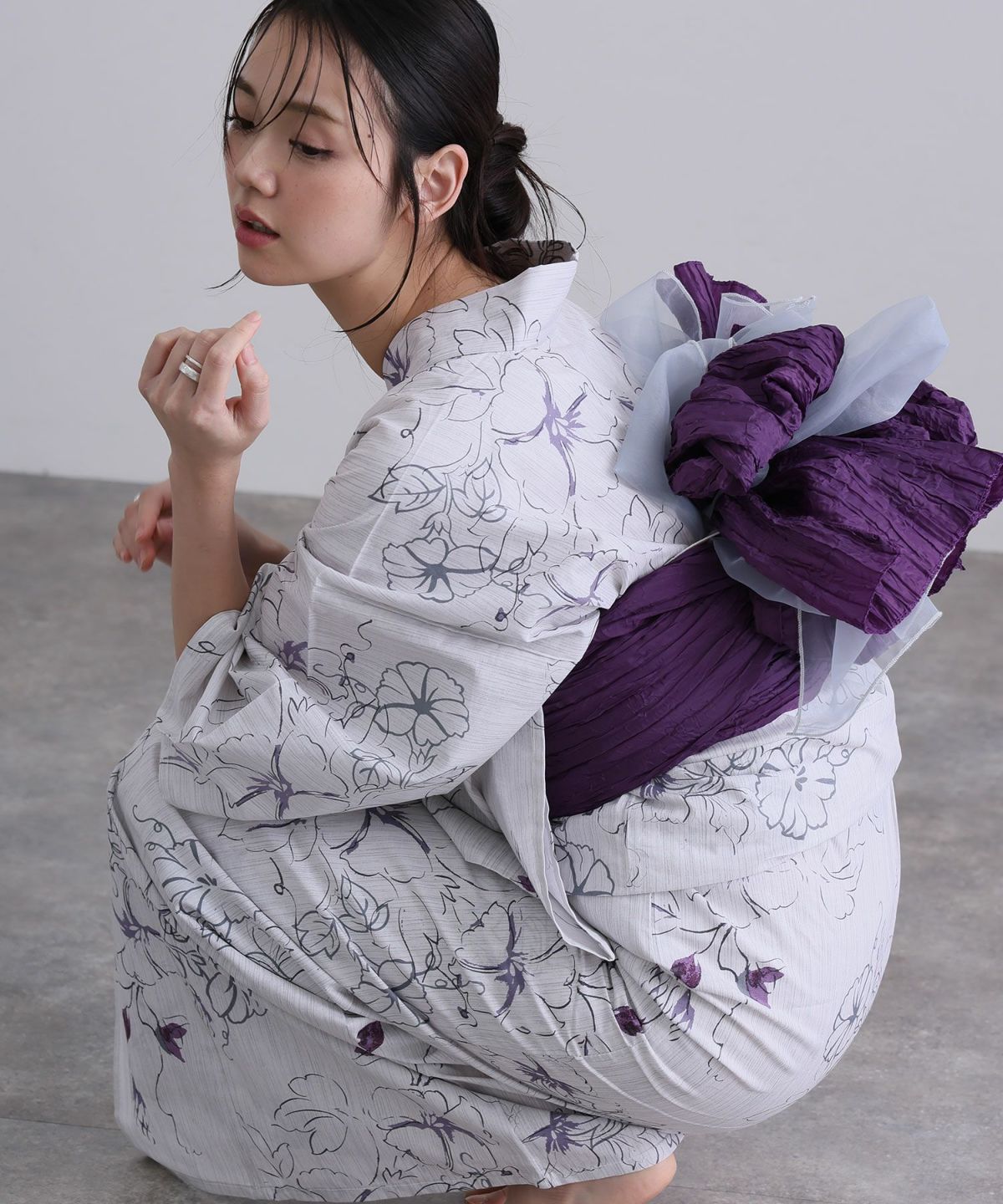 浴衣2点セット（ゆかた・兵児帯）