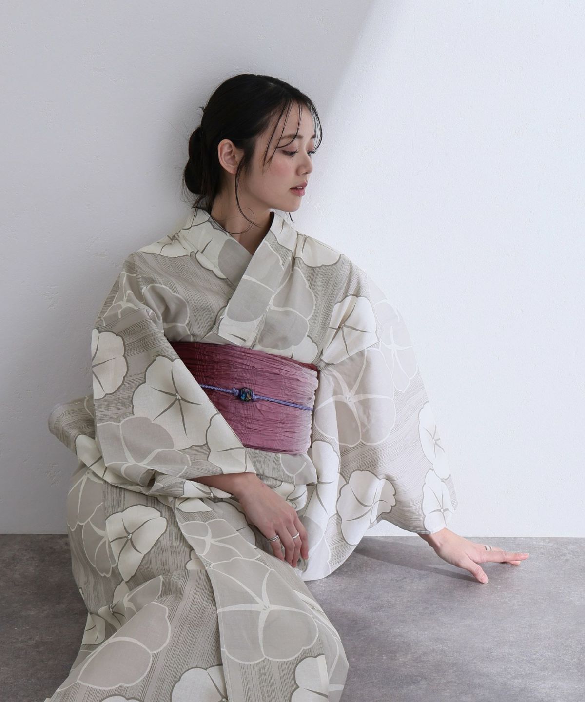 浴衣2点セット（ゆかた・兵児帯）