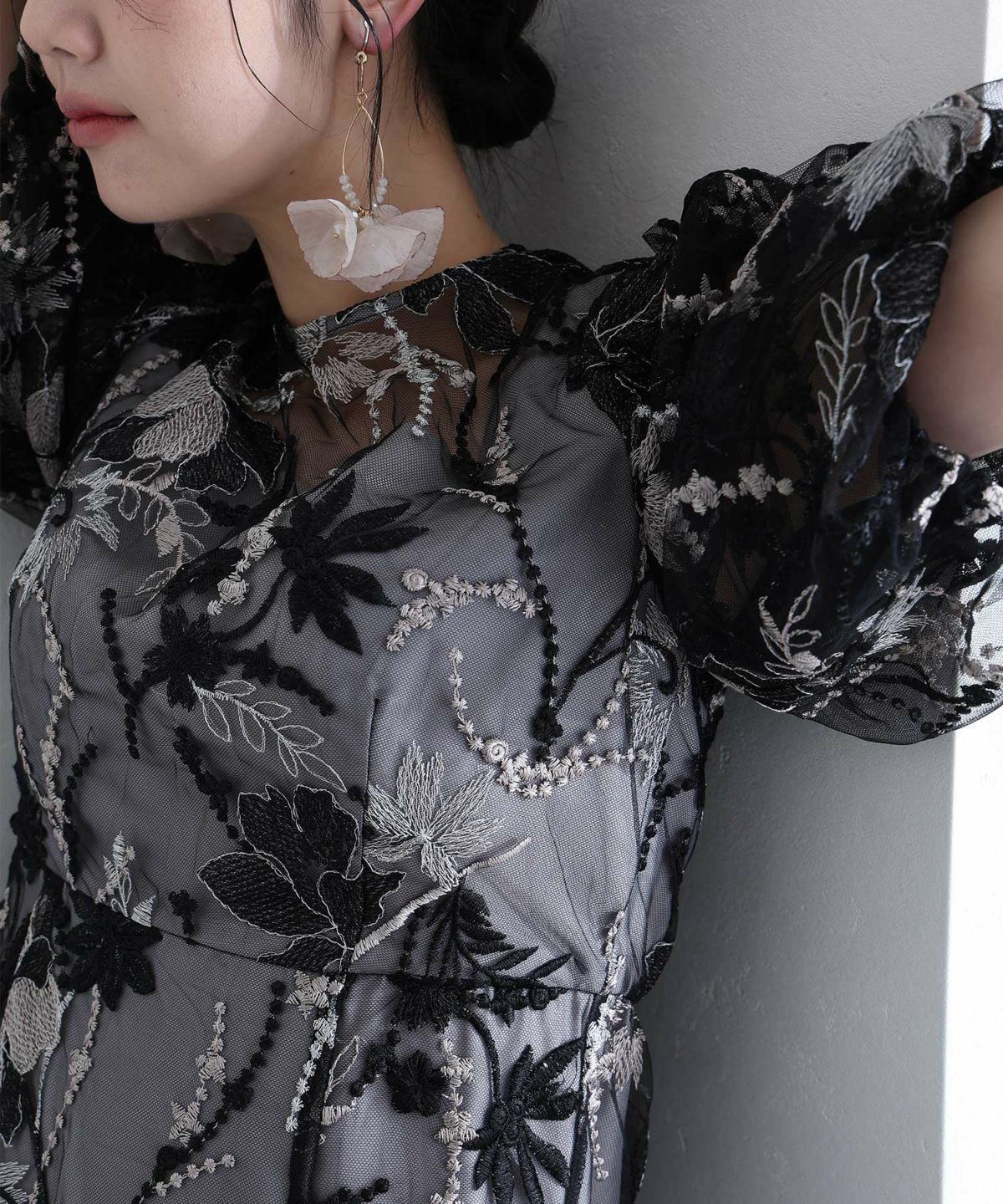 本日限定価格●美品●プールヴー 刺繍 エンブロイダリー 2XL ゆったり 大きい 楽天市場】エンブロイダリースリーブ ワンピース 結婚式