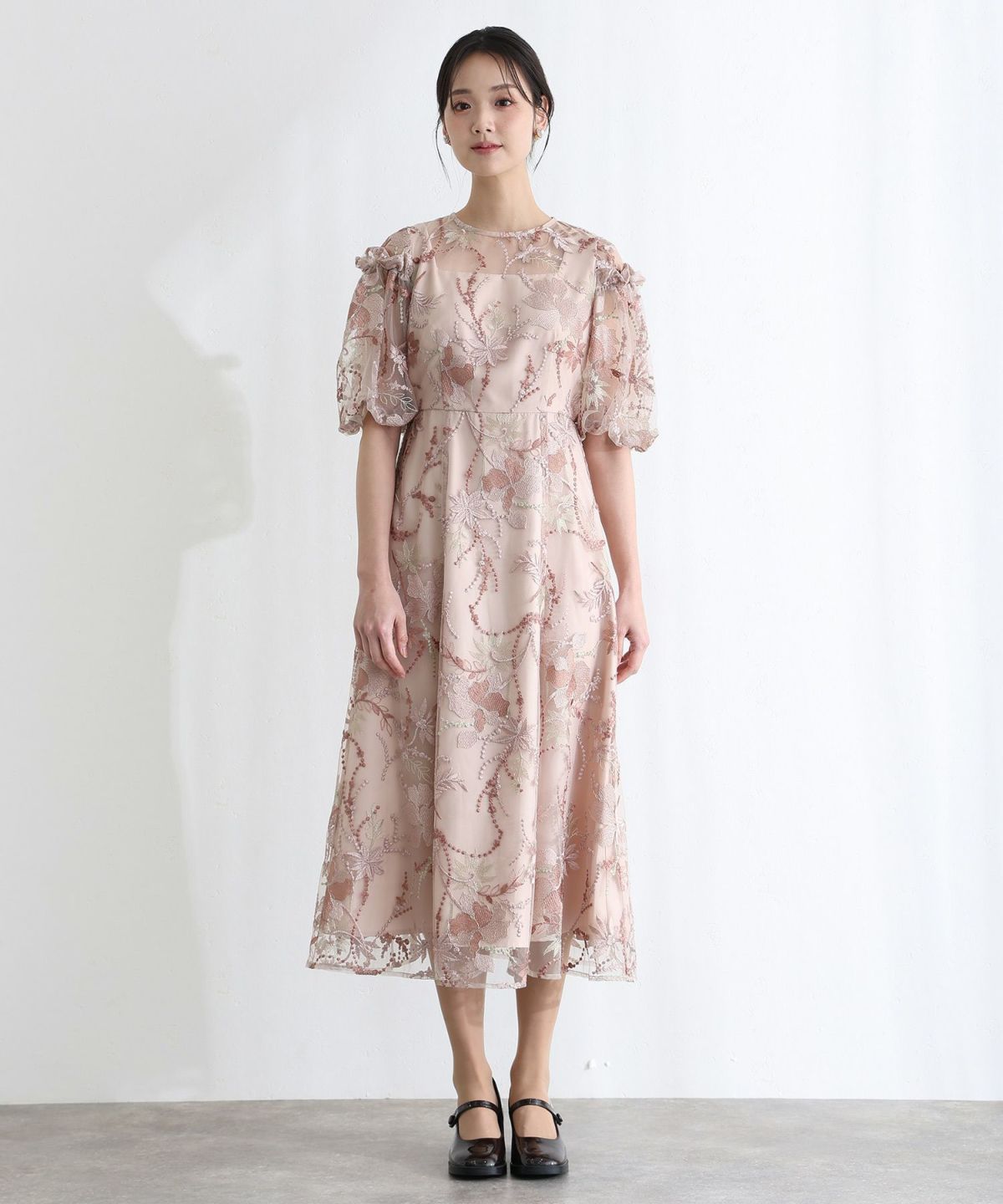 本日限定価格●美品●プールヴー 刺繍 エンブロイダリー 2XL ゆったり 大きい 楽天市場】エンブロイダリースリーブ ワンピース 結婚式