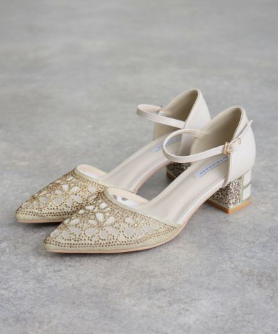 ボタニカル柄刺繍ドレス