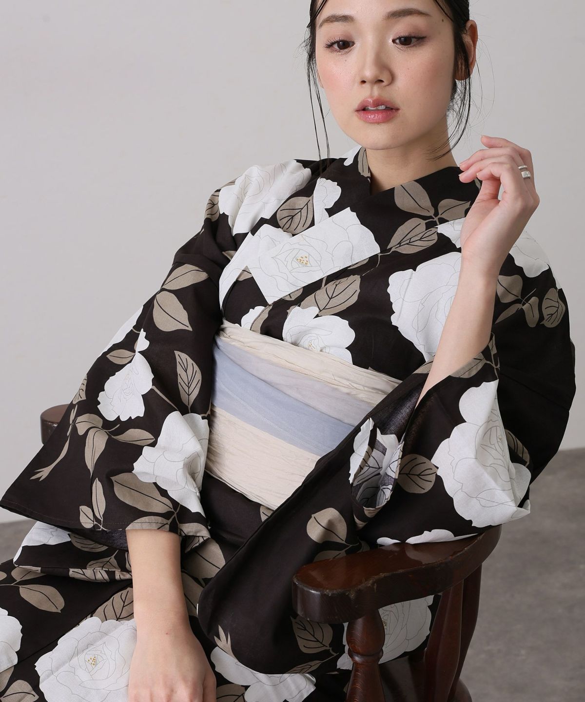 二部式浴衣2点セット（浴衣/兵児帯）