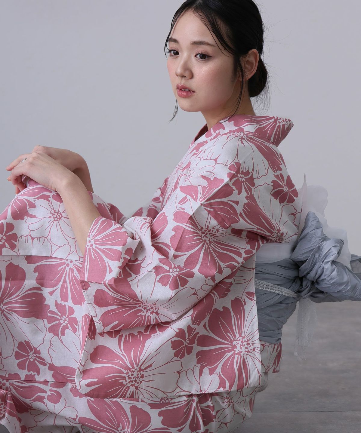 二部式浴衣2点セット（浴衣/兵児帯）