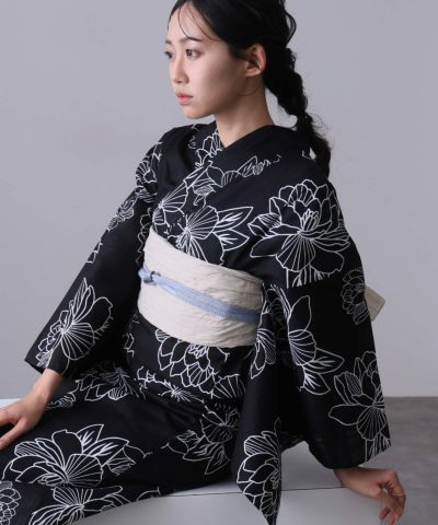 二部式浴衣2点セット（浴衣/兵児帯）