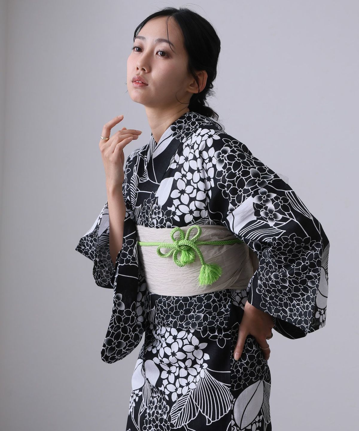 浴衣2点セット（浴衣/兵児帯）