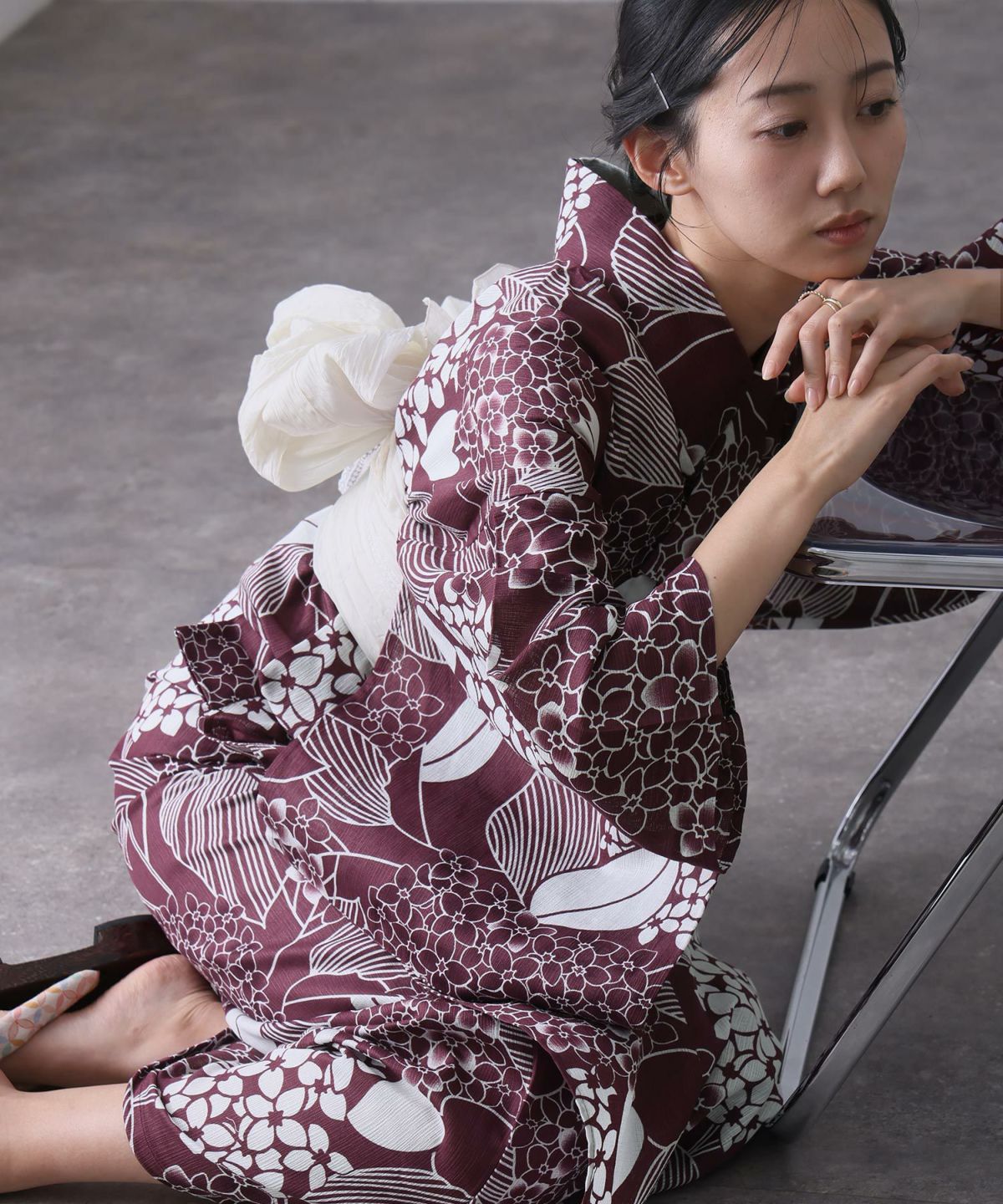 浴衣2点セット（浴衣/兵児帯）