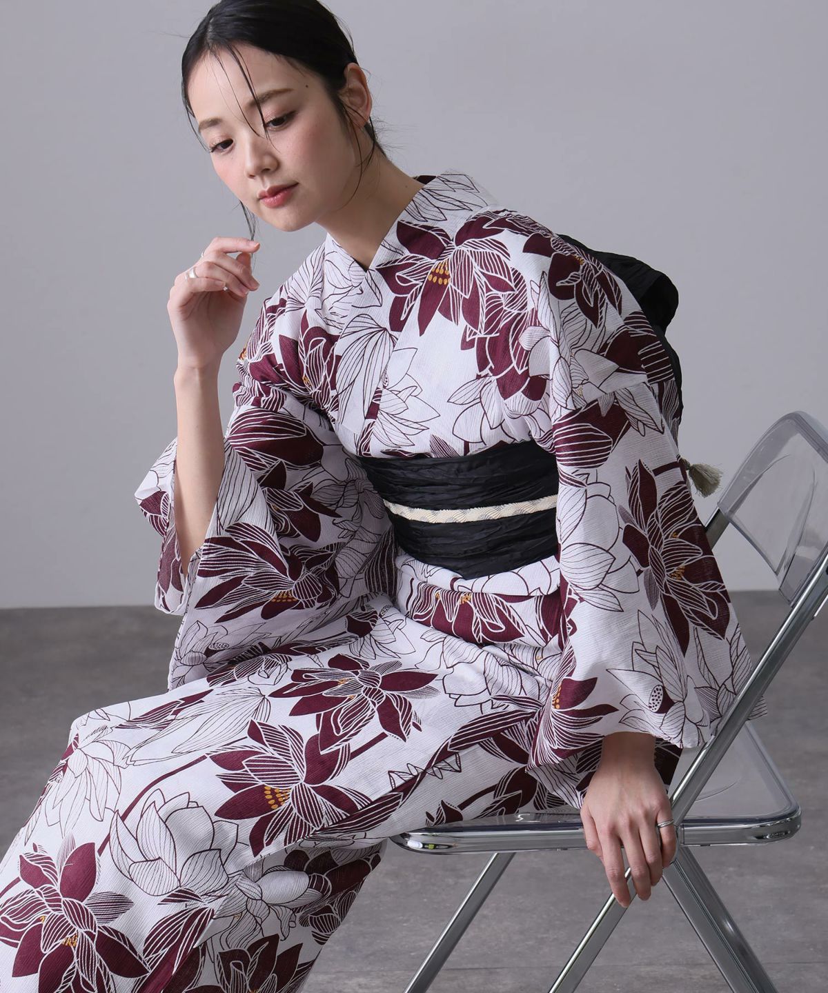 浴衣2点セット（浴衣/兵児帯）