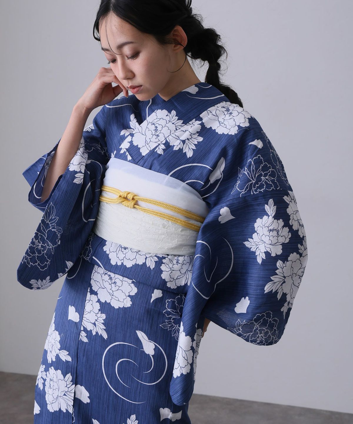 浴衣2点セット（浴衣/兵児帯）