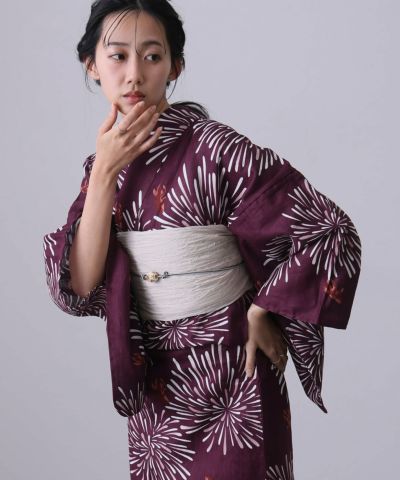 浴衣2点セット（浴衣/兵児帯）