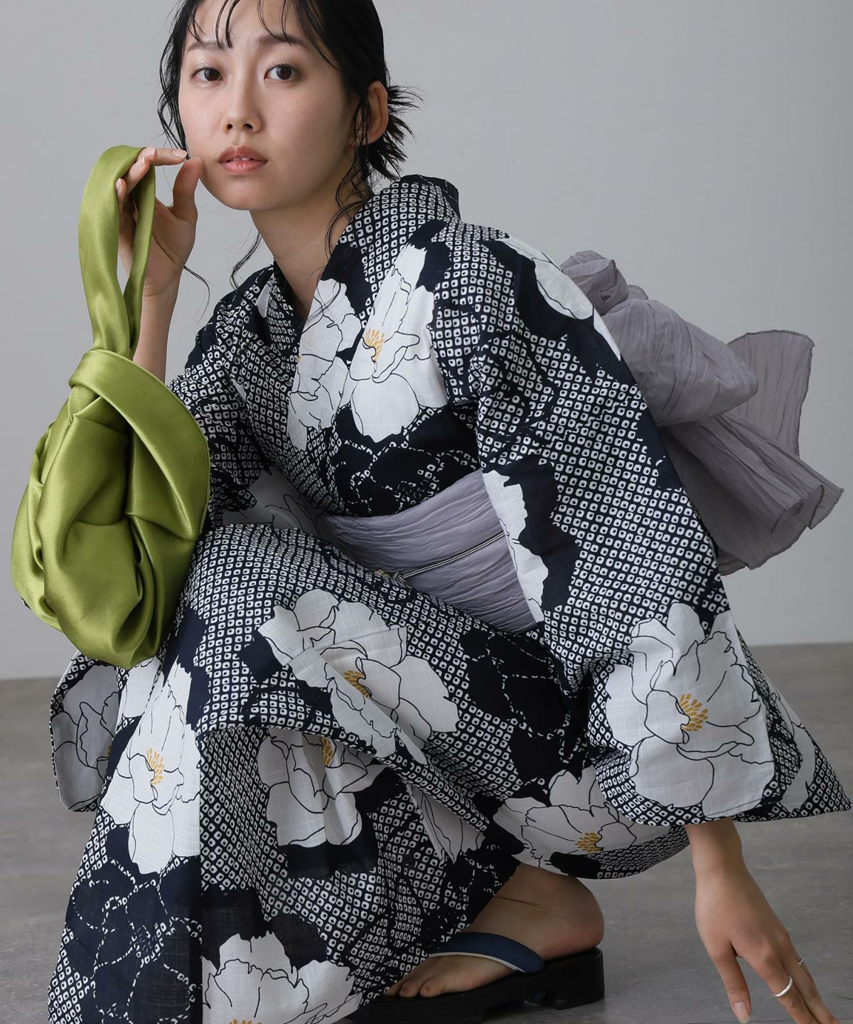 浴衣2点セット（浴衣/兵児帯）