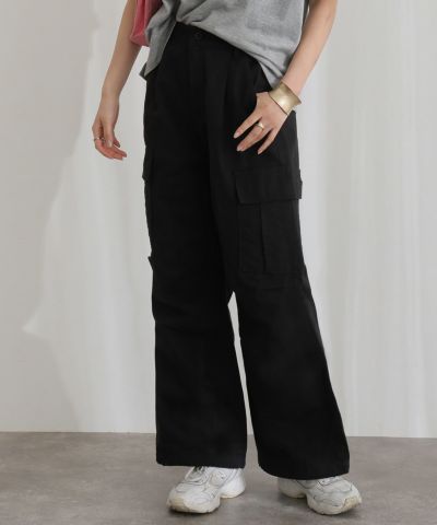 ツイルワイドカーゴパンツ