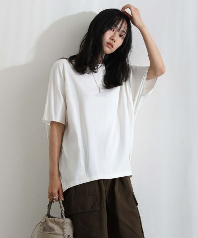 コットンコクーンシルエットプルオーバー