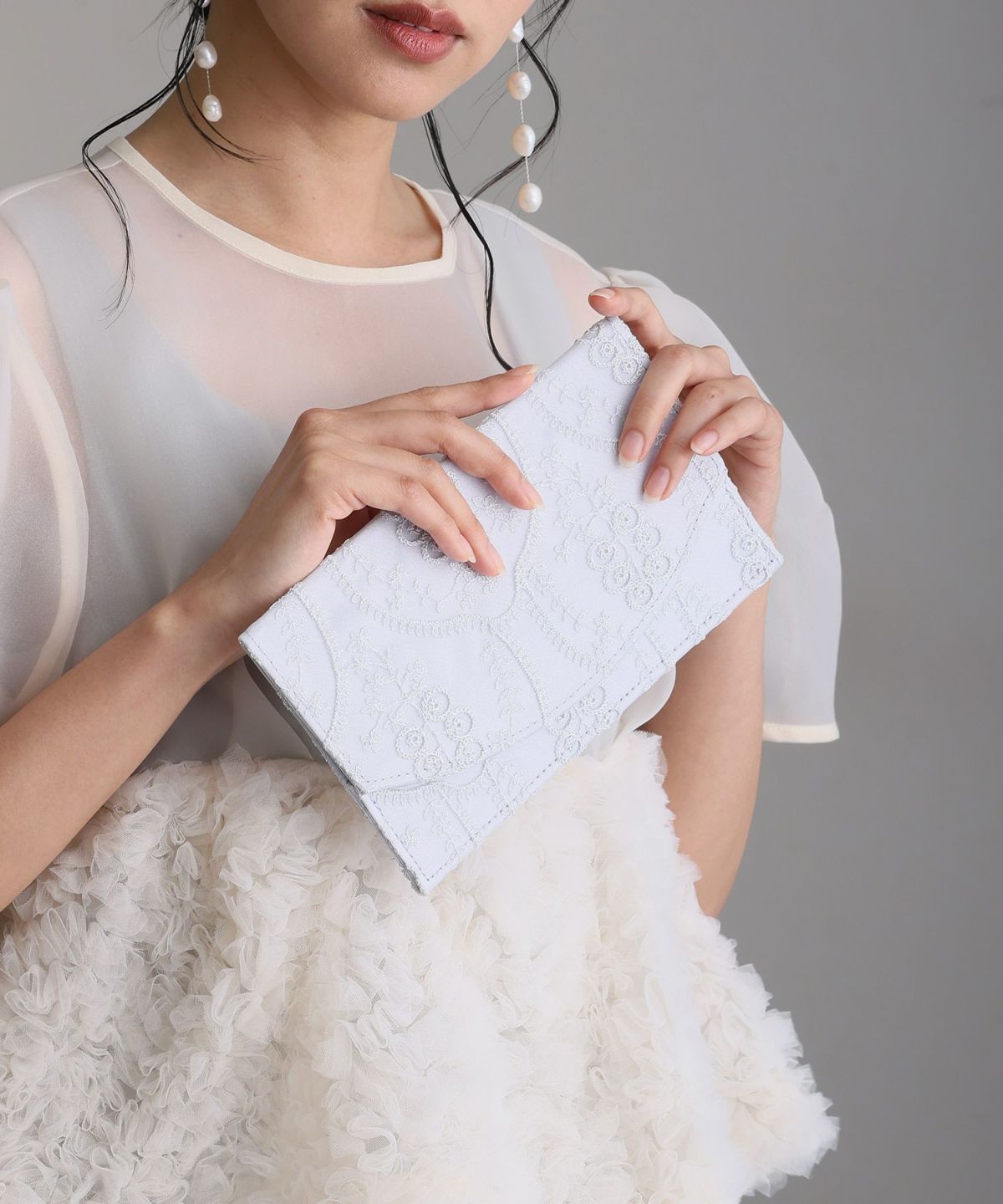 チュールラメ糸袱紗