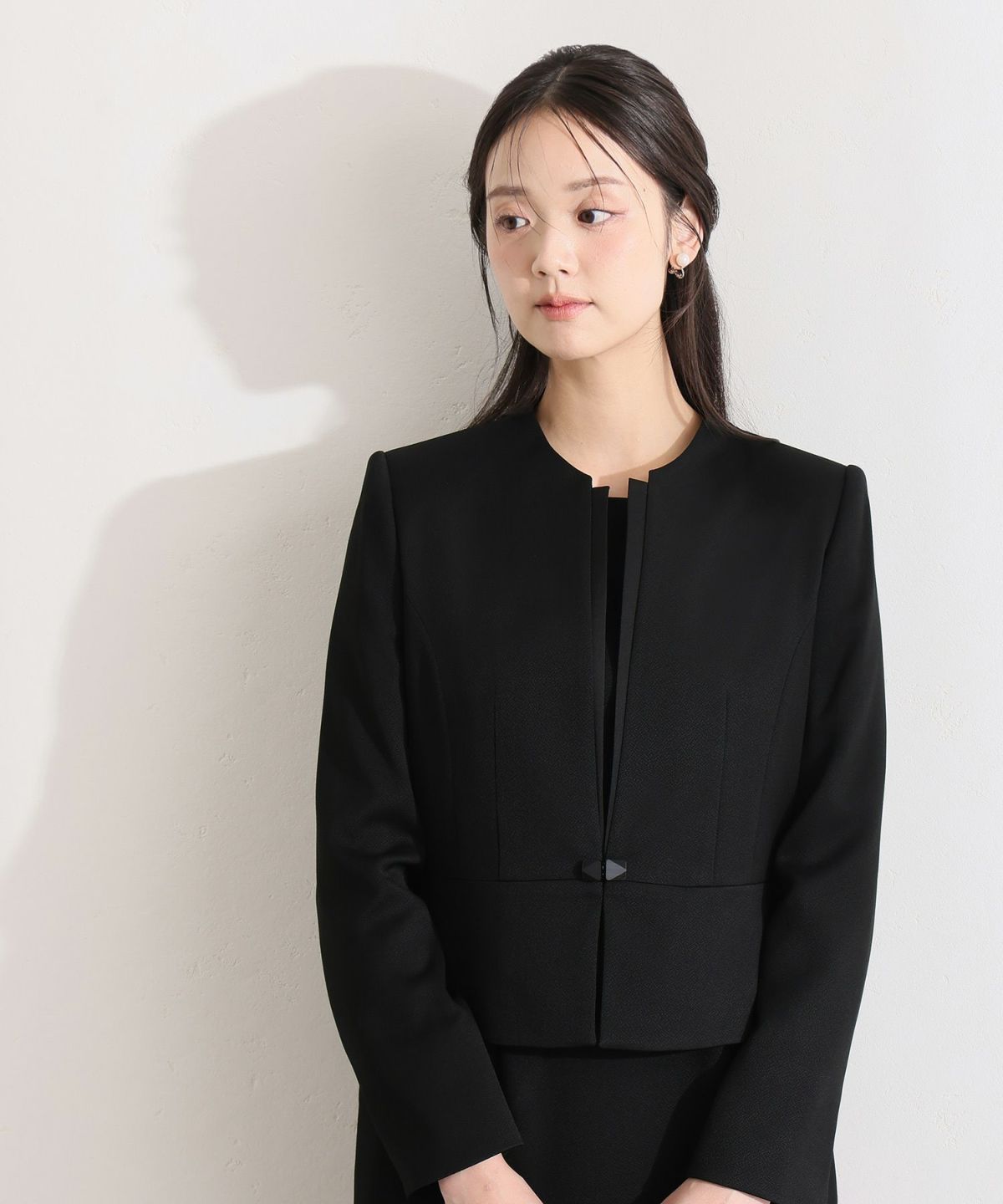 フロントタックジャケットワンピース2点セット