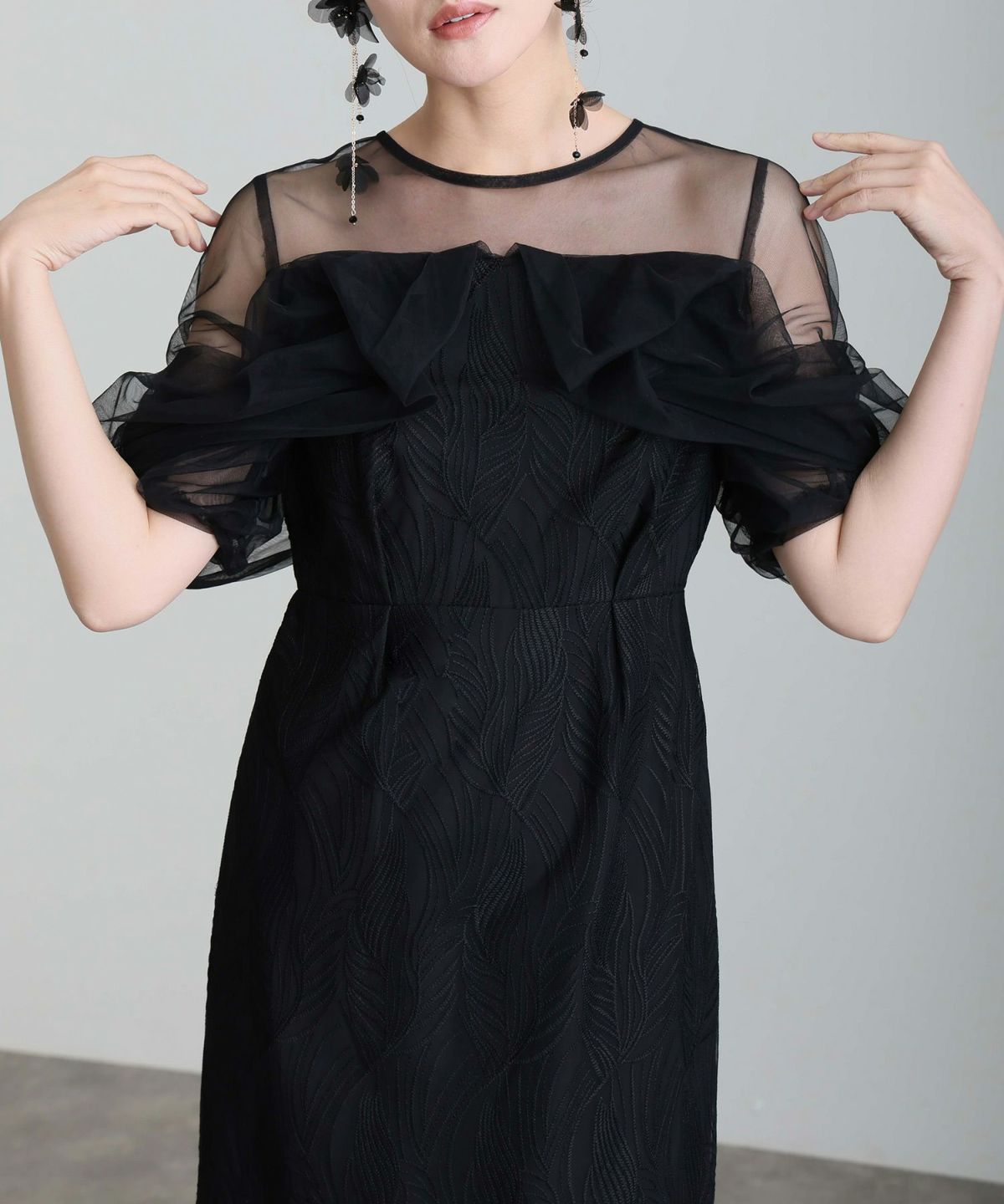 トルネードペンシルドレス | PourVous（プールヴー）パーティードレス