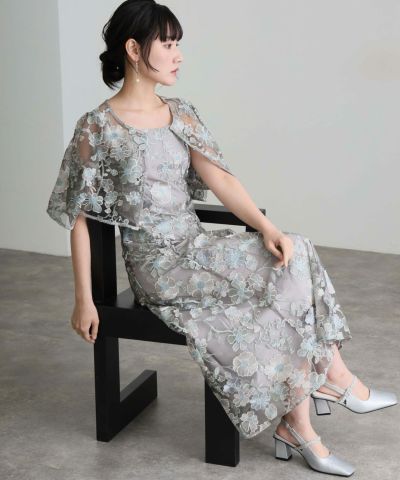 刺繍ワンピース2点セット