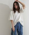 コットンパフスリーブTシャツ