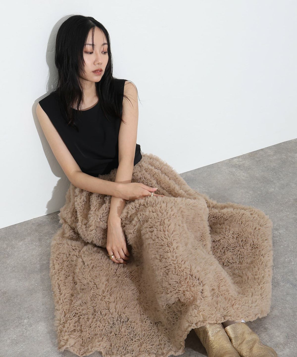 モコモコセットアップドレス