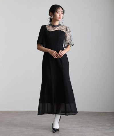 ウェーブカットマーメイドドレス