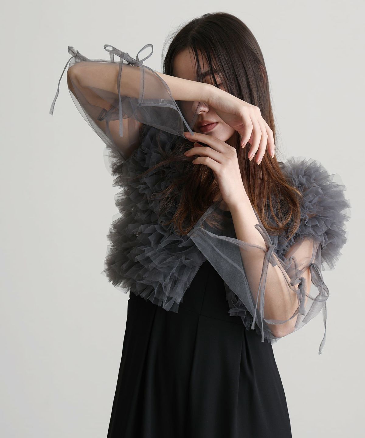 3点セットフリルボレロパンツドレス | PourVous（プールヴー