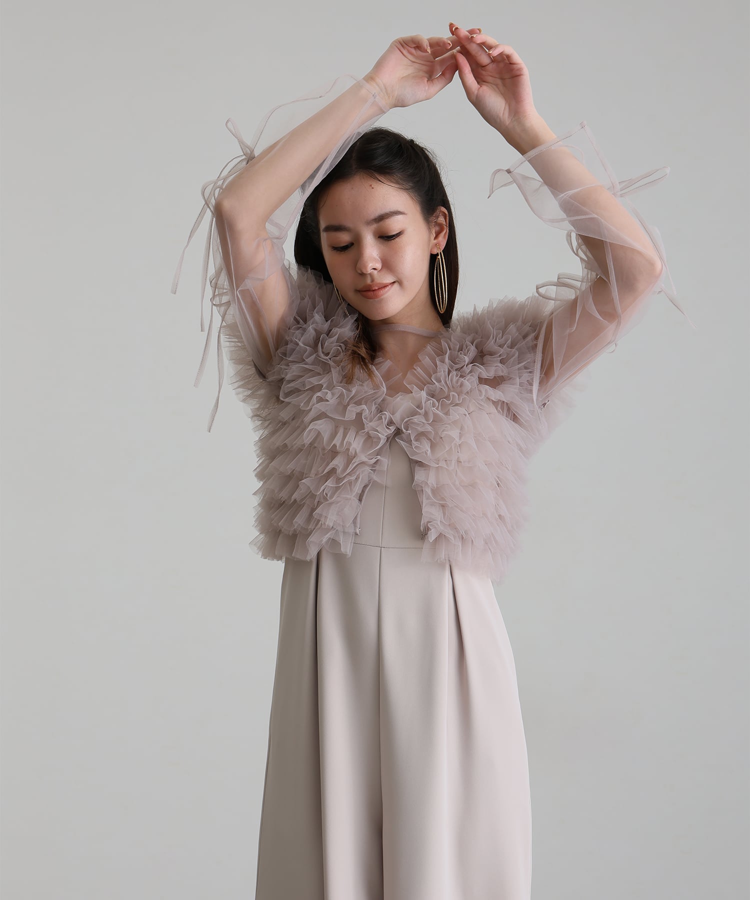 3点セットフリルボレロパンツドレス | PourVous（プールヴー