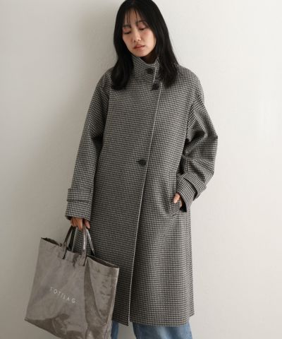 フェイクウールコート