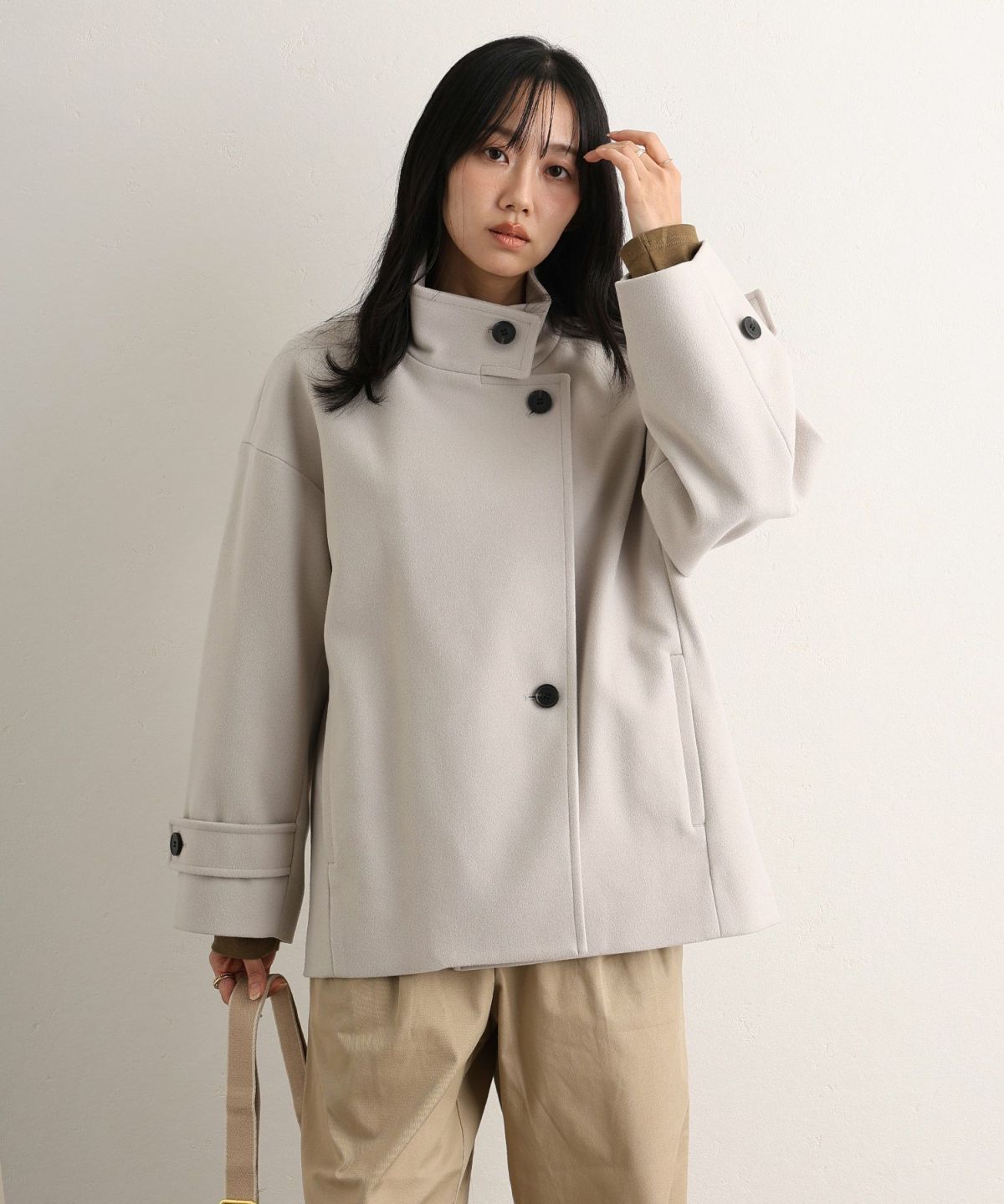 フェイクウールジャケット | PourVous（プールヴー）パーティードレス