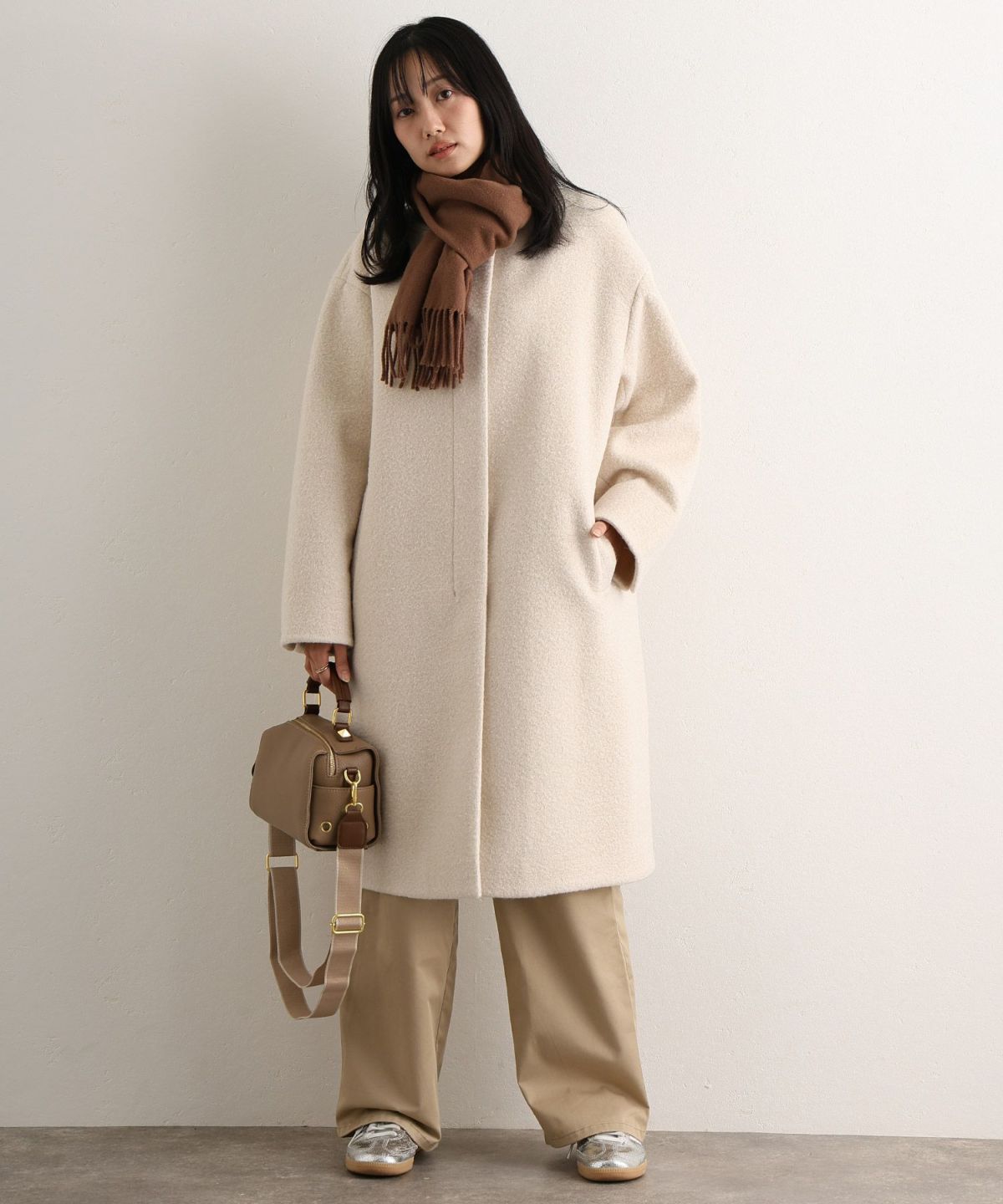 フェイクウールラムライクコート