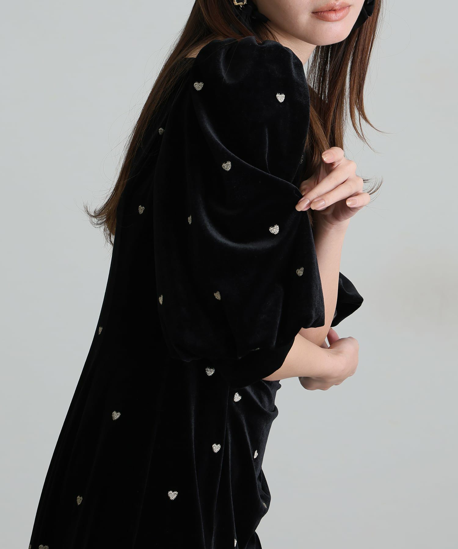 スイートハートベロアドレス | PourVous（プールヴー）パーティー