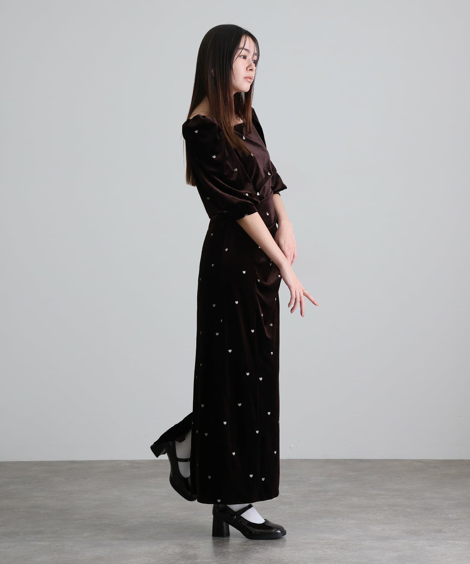 スイートハートベロアドレス | PourVous（プールヴー）パーティー