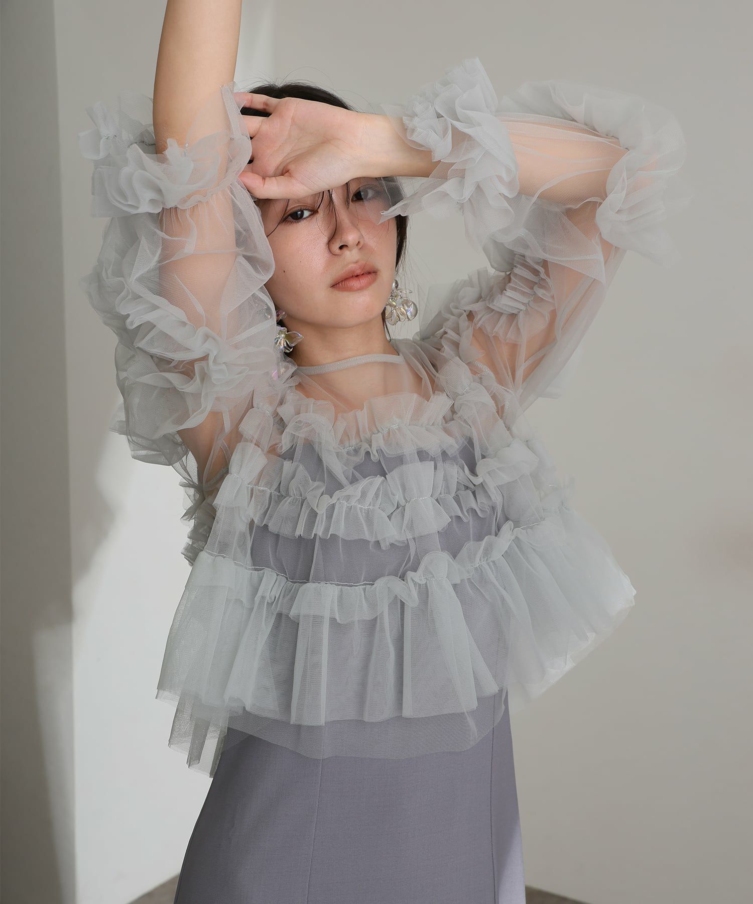 ラッフルフリルセットワンピース | PourVous（プールヴー）パーティー